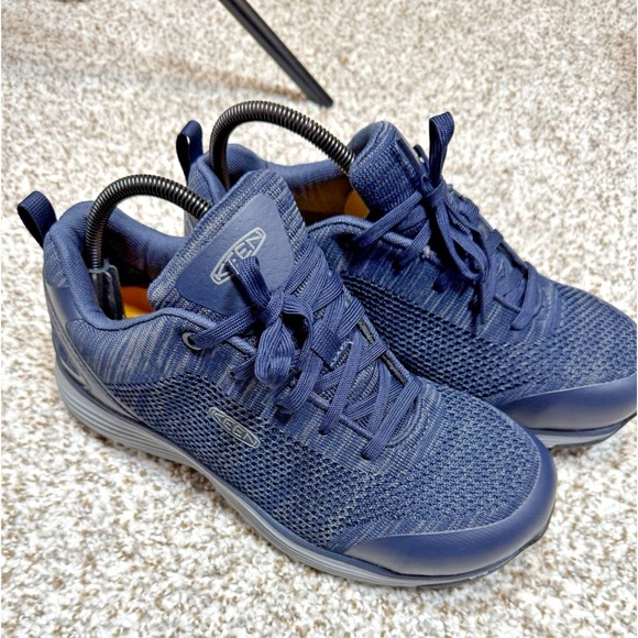 Keen Other - KEEN Utility Men's 9M Navy Blue Sparta Alloy Toe Work Shoes New without‎ Box